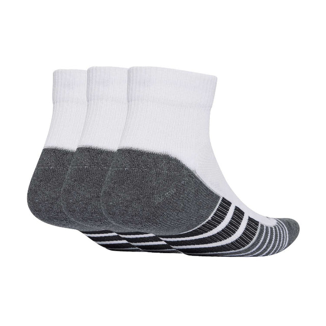 Adidas Performance Climacool Cushioned Ankle Socks, 3-Pack, White