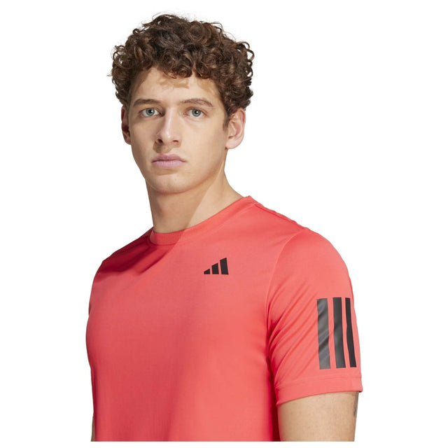 Adidas Club 3STR Red T-Shirt
