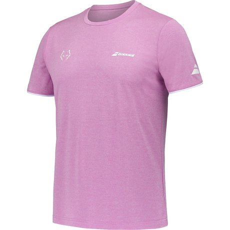 Camiseta Babolat Crew Neck Tee Rosa Juan Lebrón