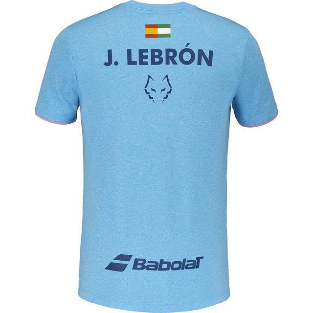 Babolat Crew Neck Tee Cyan Juan Lebrón T-Shirt