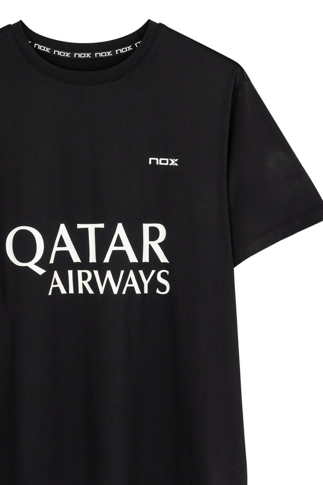 Camiseta Nox Sponsor Negro Agustín Tapia