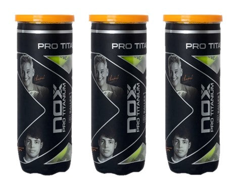 Tripack Pelotas Nox Pro Titanium