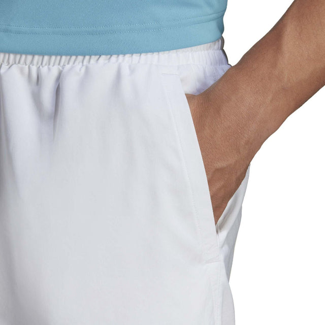Pantalón corto Adidas Club 3STR 7" Blanco