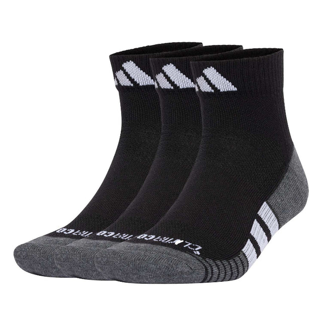 Pack de 3 calcetines Adidas Tobilleros Performance Climacool Cushioned Negro