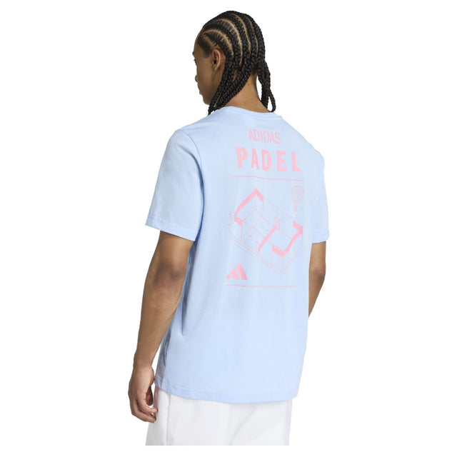 Camiseta Adidas Padel CAT Azul