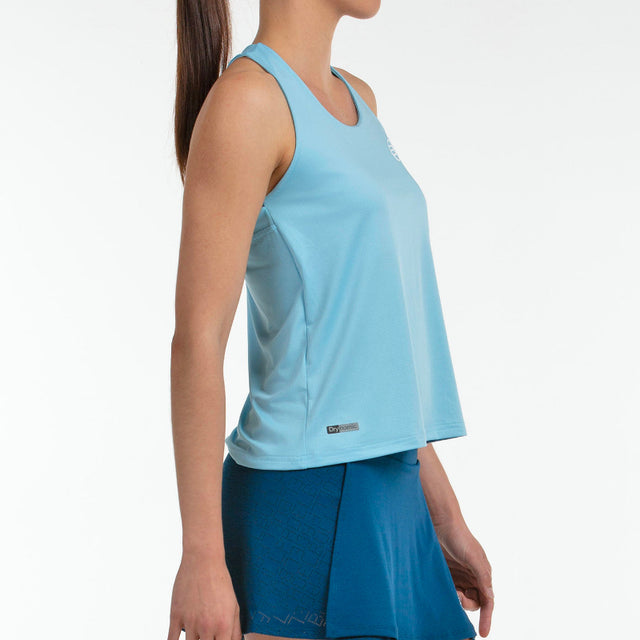 Camiseta de Tirantes Bullpadel Daca Azul Claro