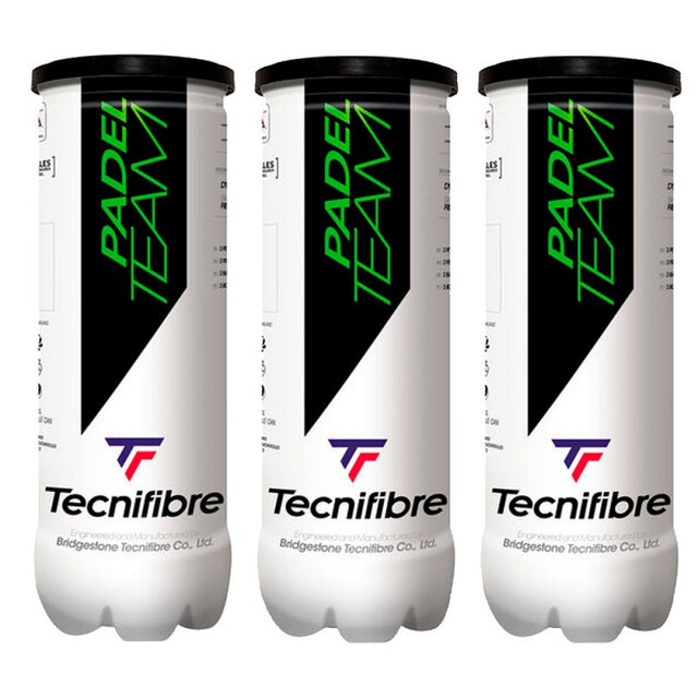 Tripack Pelotas Tecnifibre Padel Team
